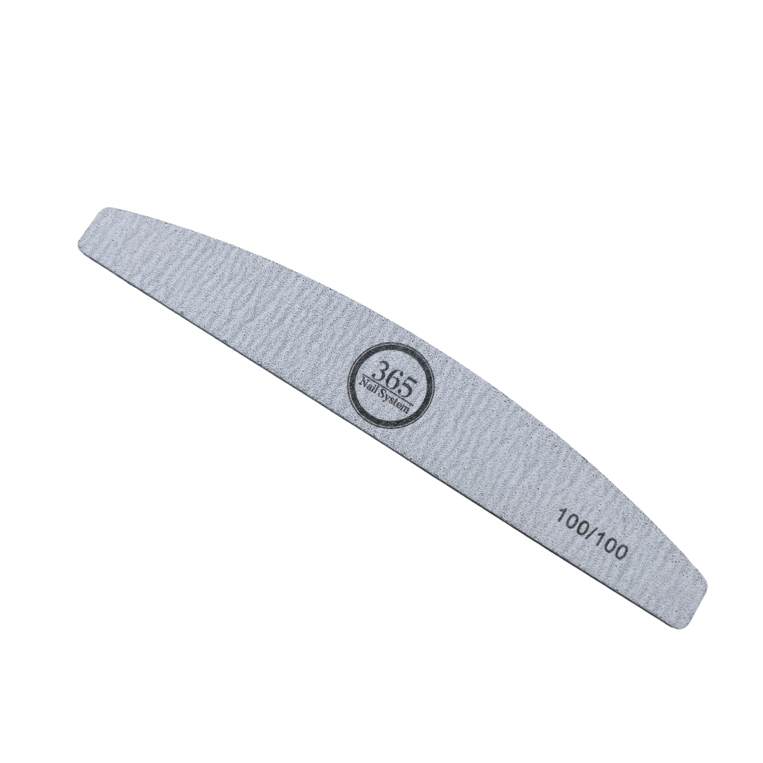Half Moon - Zebra Nail File 100/100 ( 25pcs/1pack )