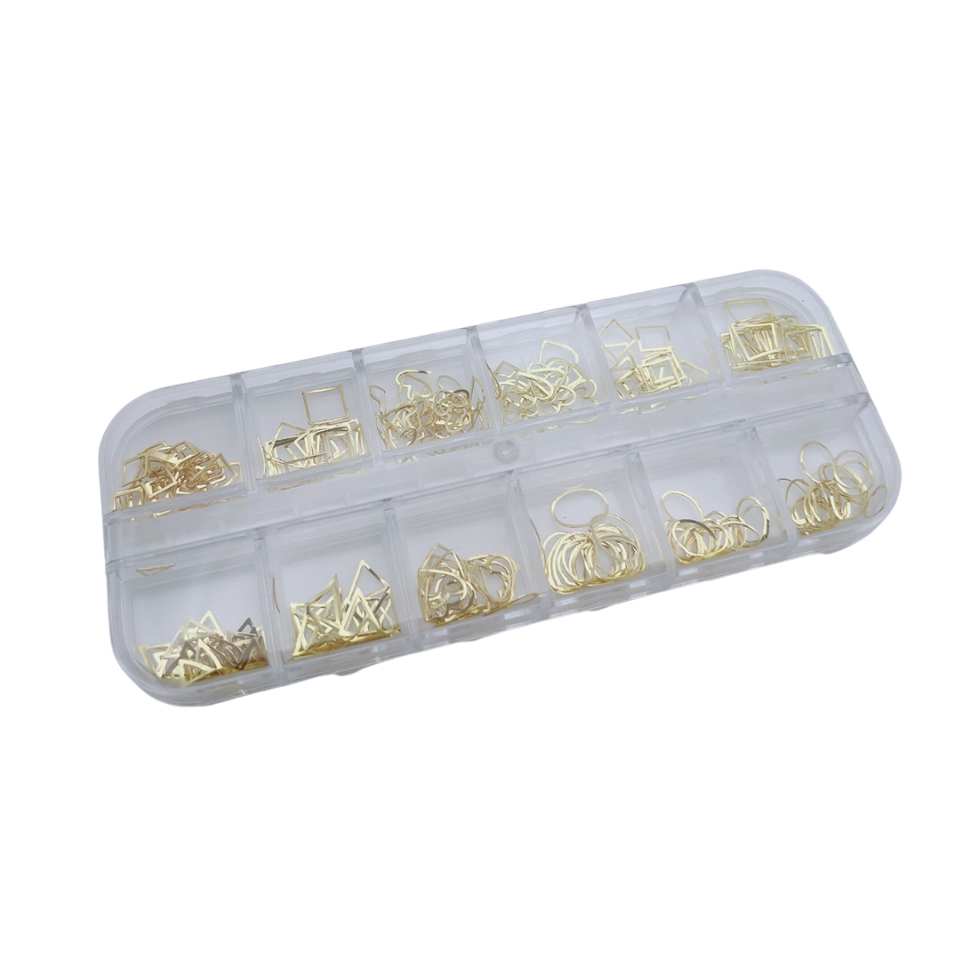 Metal Studs / Charms (12 Grids) - #1
