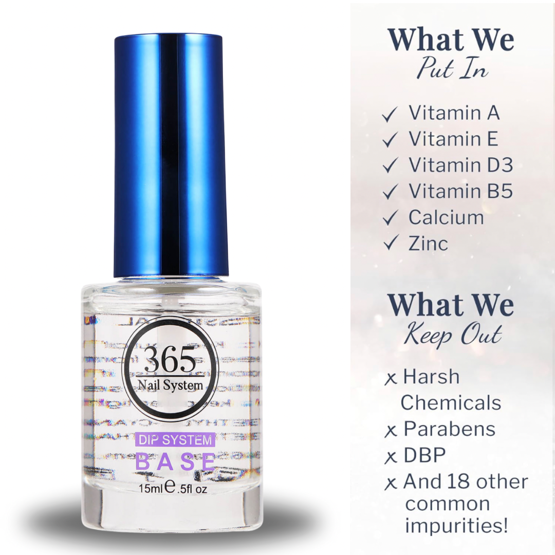 365 Nail System: Dip Liquid Essential Set