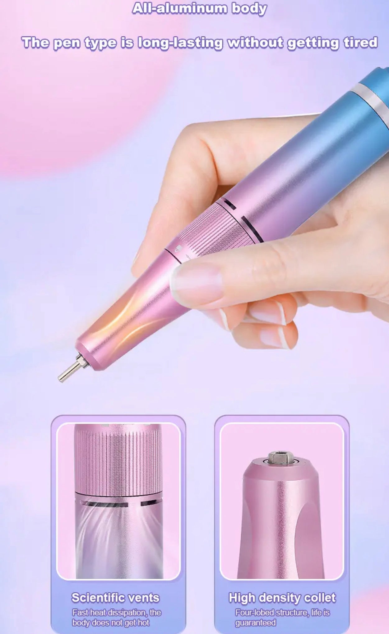 Rechargeable Nail Drill