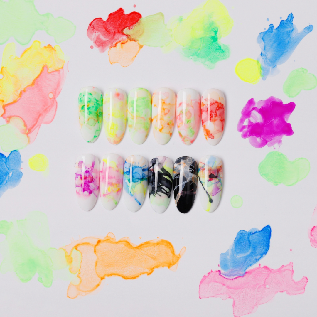 Marble Ink - 11 Colors + Free Matte Top Coat