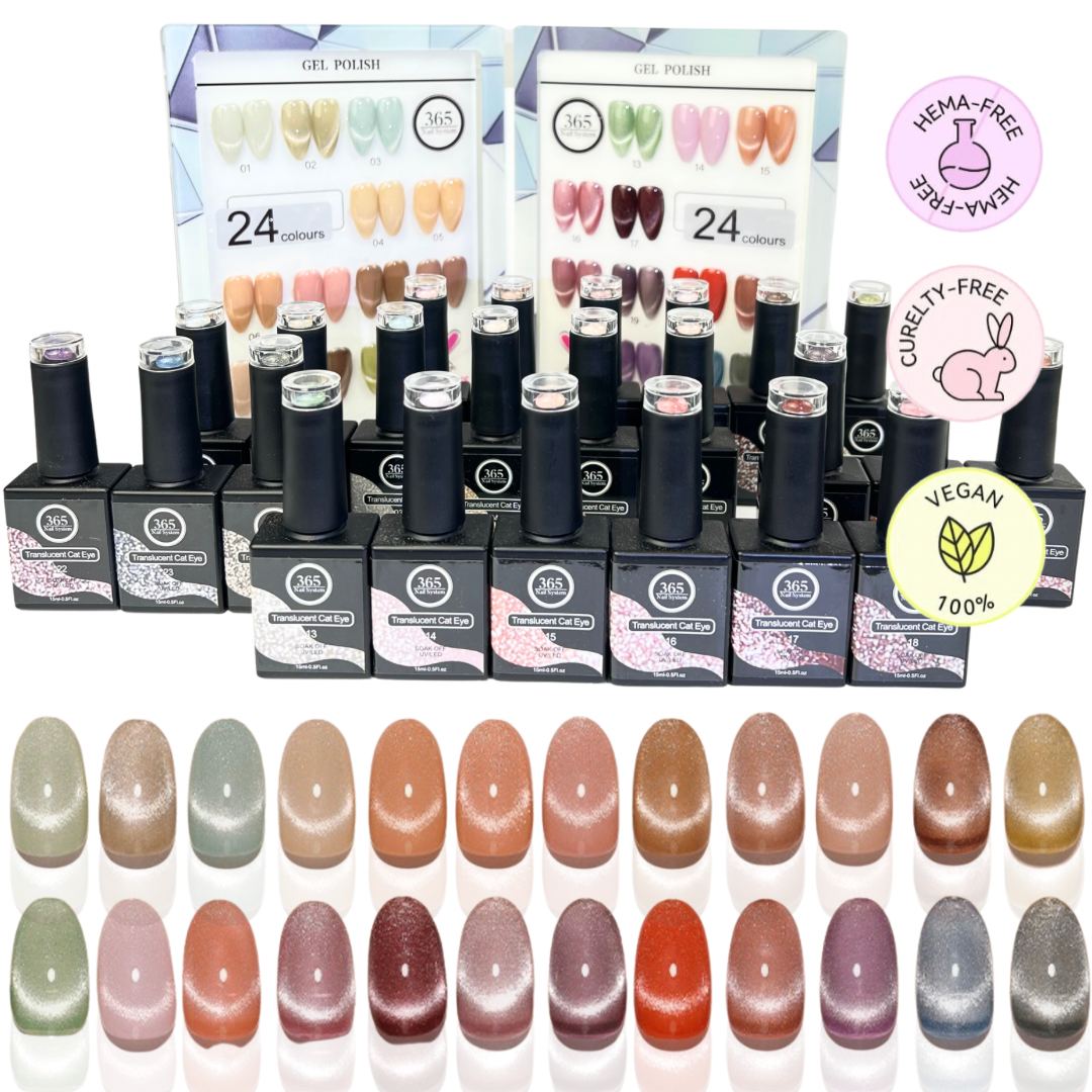 Translucent Cat Eye - ( 24 Colors )