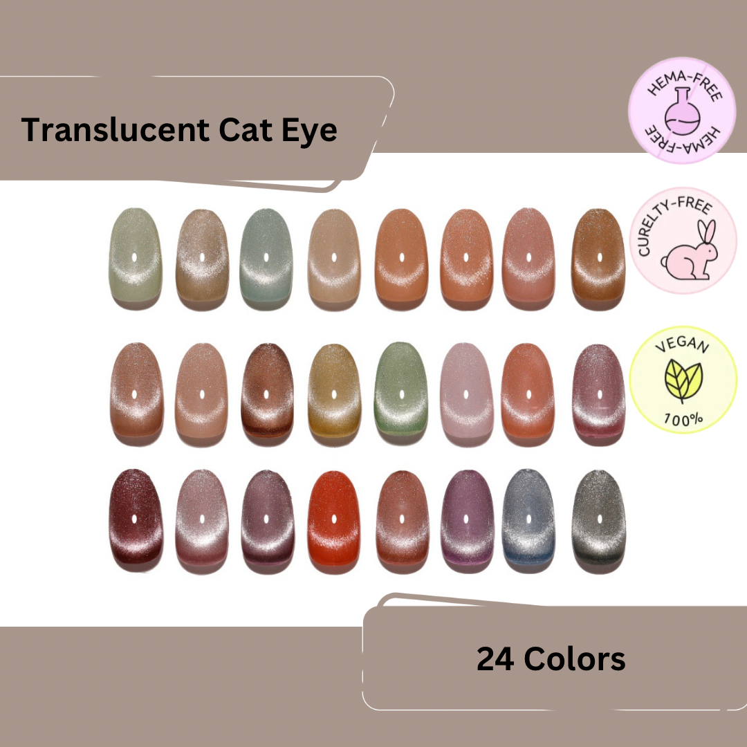 Translucent Cat Eye - ( 24 Colors )