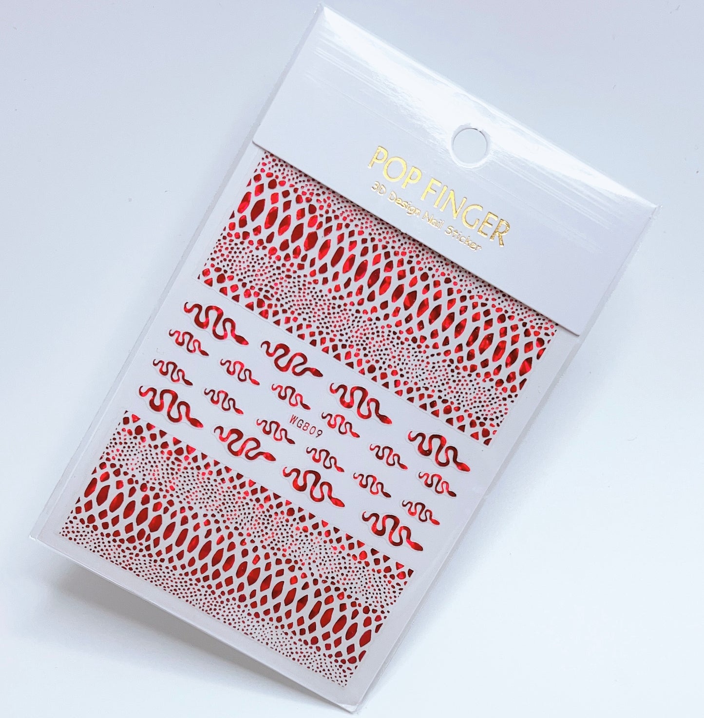 Snake Skin / Stickers / Laser Red - #129