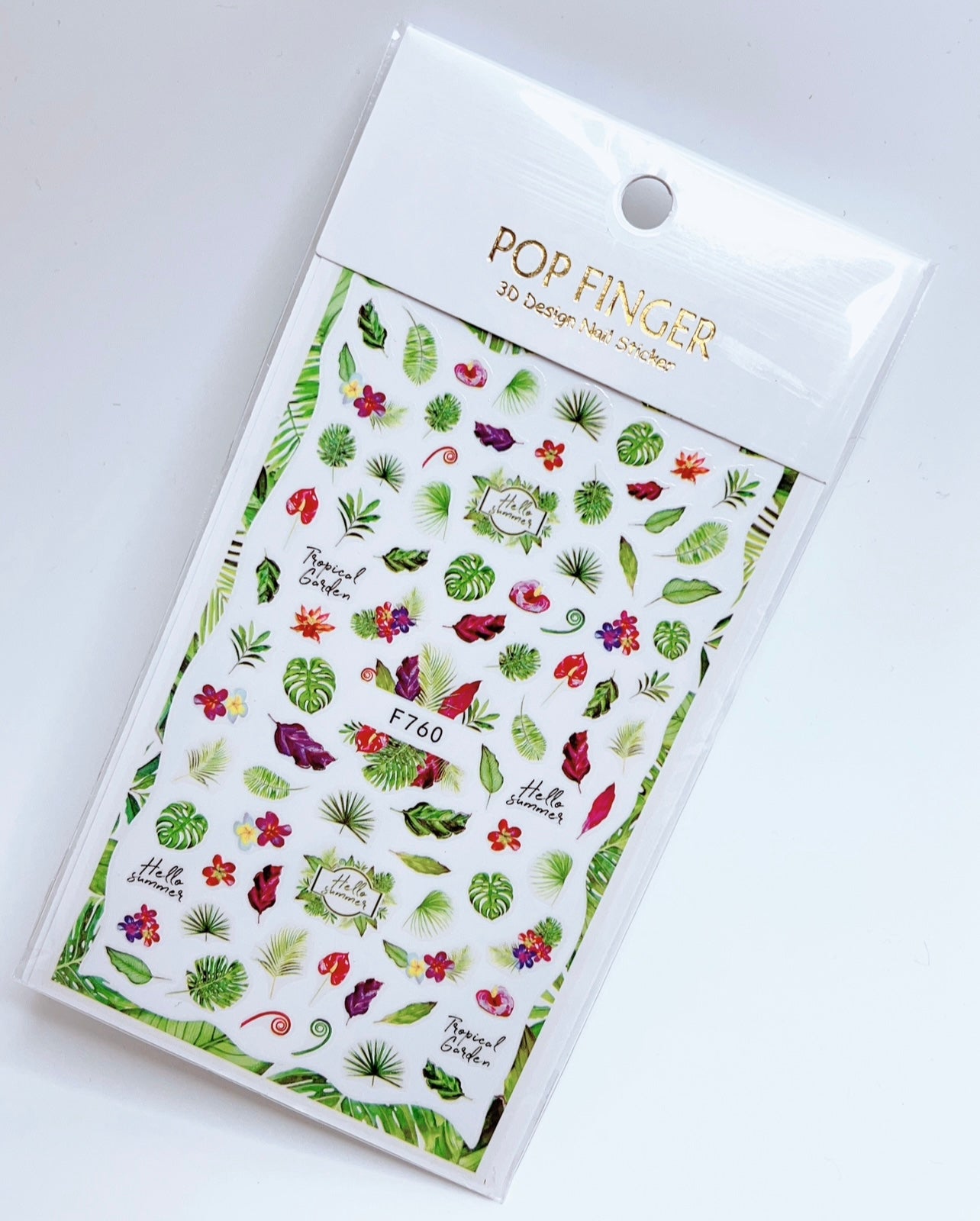 Spring - Leaf - Tropical Garden / Stickers / Multi Colors- #168