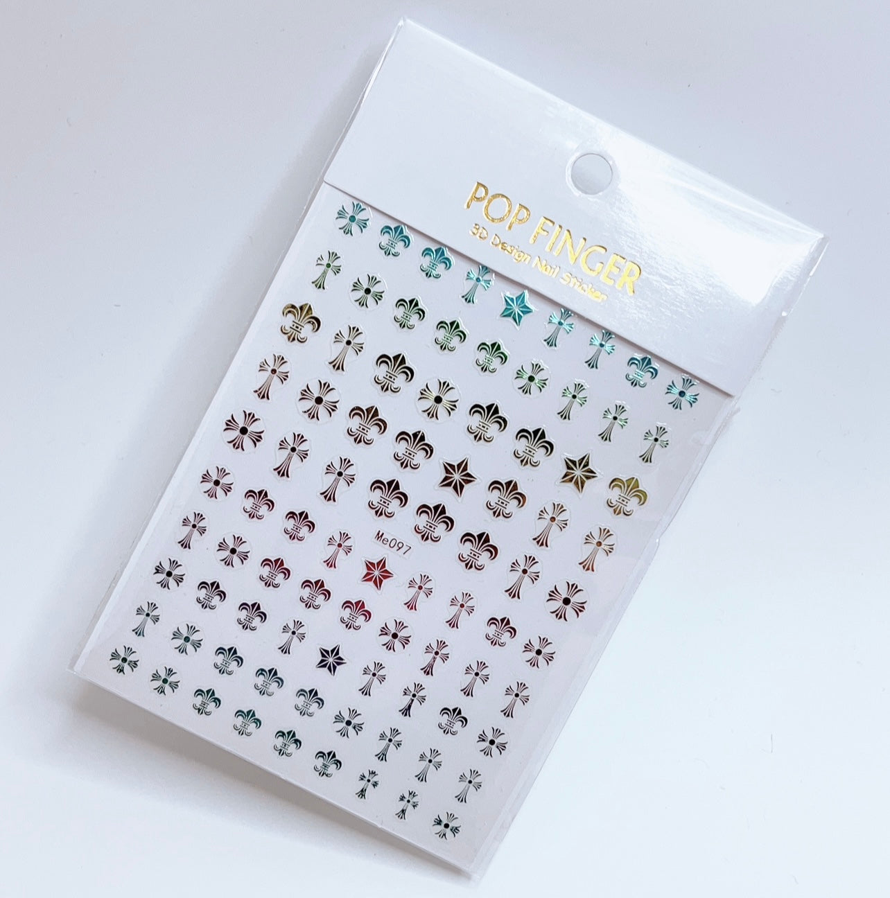 Cross - Star / Sticker / Rainbow - #178