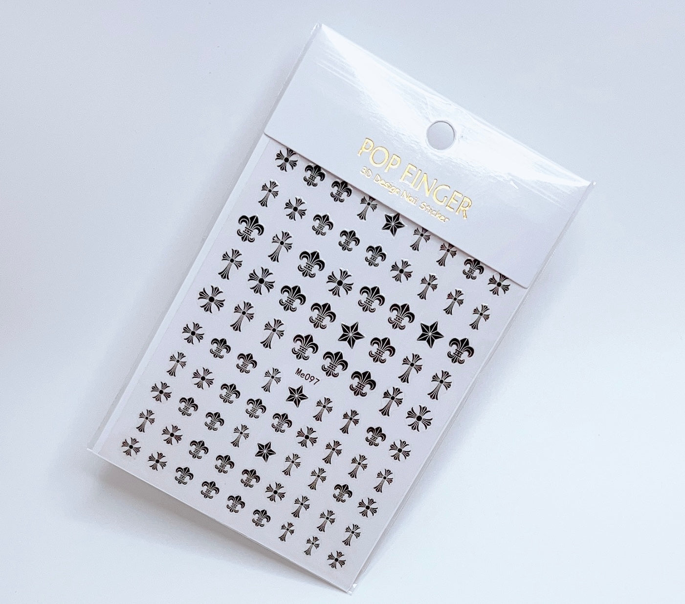 Cross - Star / Sticker / Black - #181