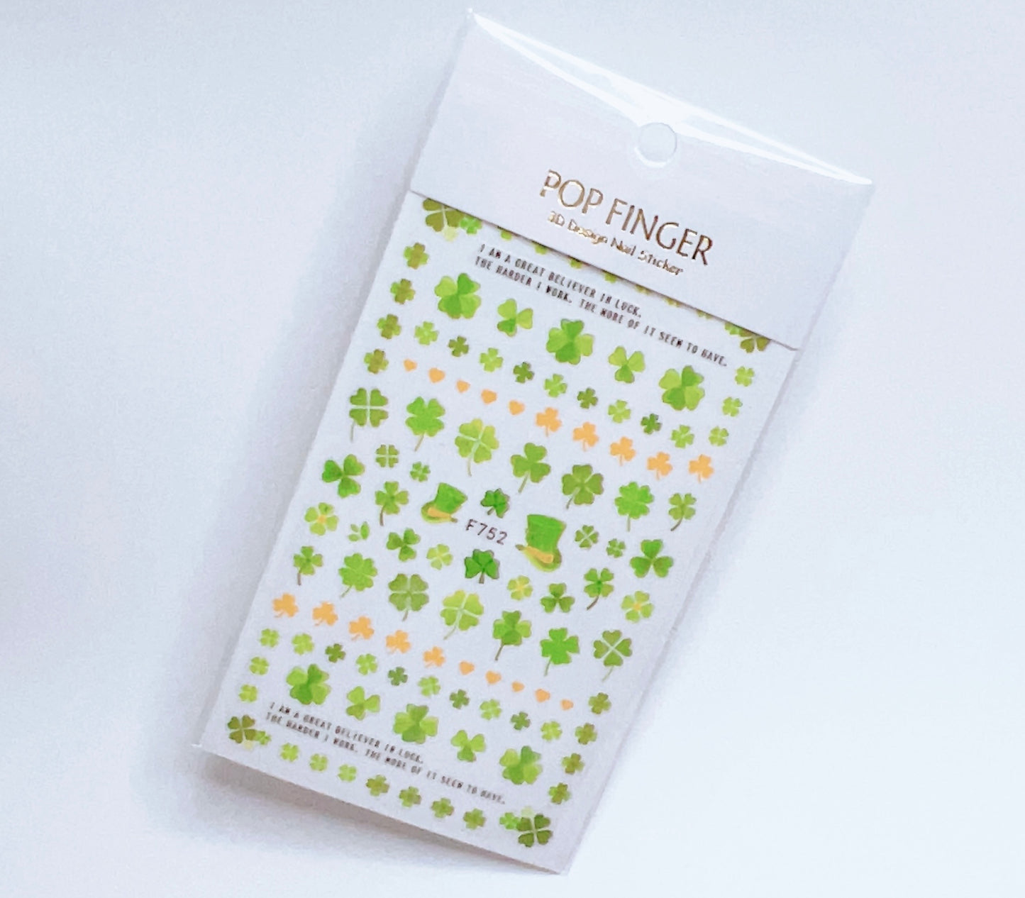 Leaf - Clover - St. Patrick / Sticker / Green - Yellow - #216