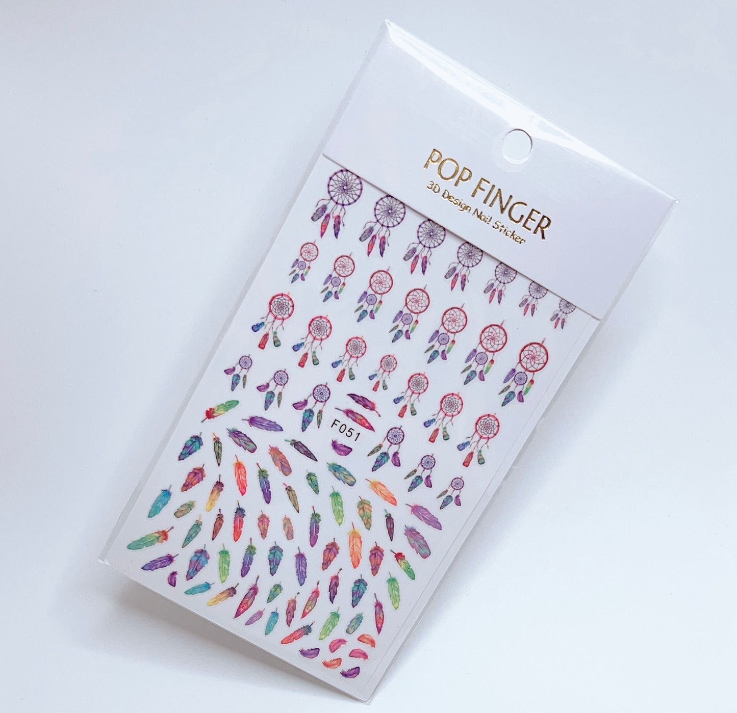 Dream Catcher - Bird Feather / Sticker / Multi Colors - #217