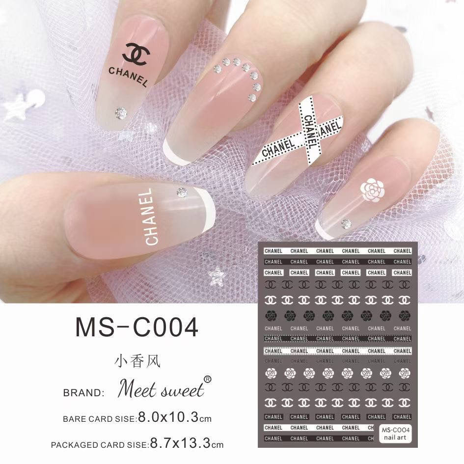 Chanel / Stickers / Black - White - #78