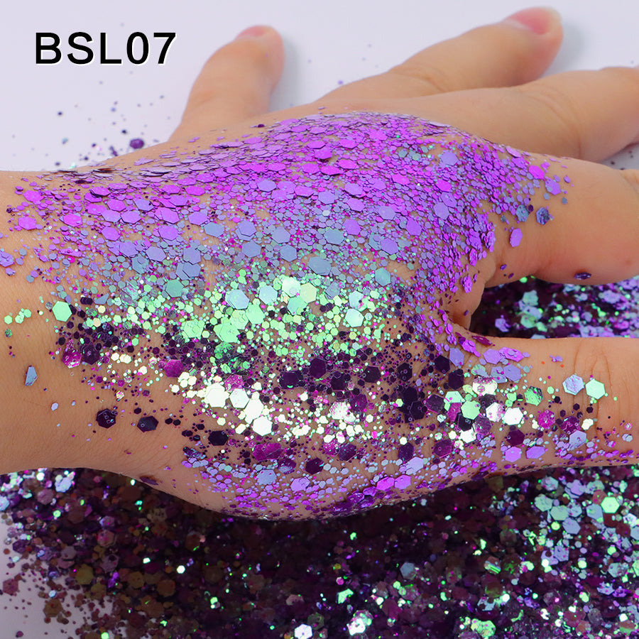 Vibrant Chameleon Chunky Glitter" "Multicolored Chunky Glitter #7" "Iridescent Chameleon Flake #7" "Shimmering Chunky Glitter Mix" "Chameleon Effect Glitter #7" "Sparkling Color-Shifting Glitter" "Dazzling Chameleon Flake #7" "Eye-catching Chunky Glitter Blend" "Mesmerizing Glitter #7 Palette" "Gleaming Chameleon Sparkles"