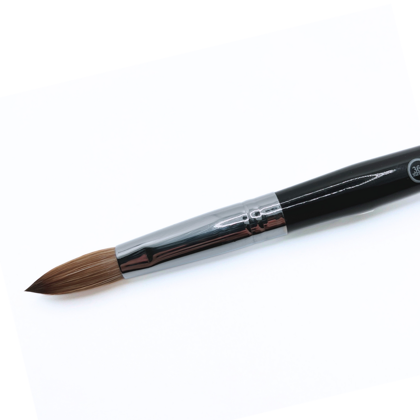 Size #18 Black Kolinsky Brush" "Premium Black Kolinsky Art Brush" "Precision Size #18 Acrylic Brush" "Black Handled Kolinsky Sable Brush" "Professional Size #18 Acrylic Paint Brush" "Versatile Black Kolinsky Brush #18" "High-Quality Acrylic Brush Size #18" "Kolinsky Hair Brush with Black Handle" "Detail-oriented Size #18 Art Brush" "Fine Black Kolinsky Sable Brush"