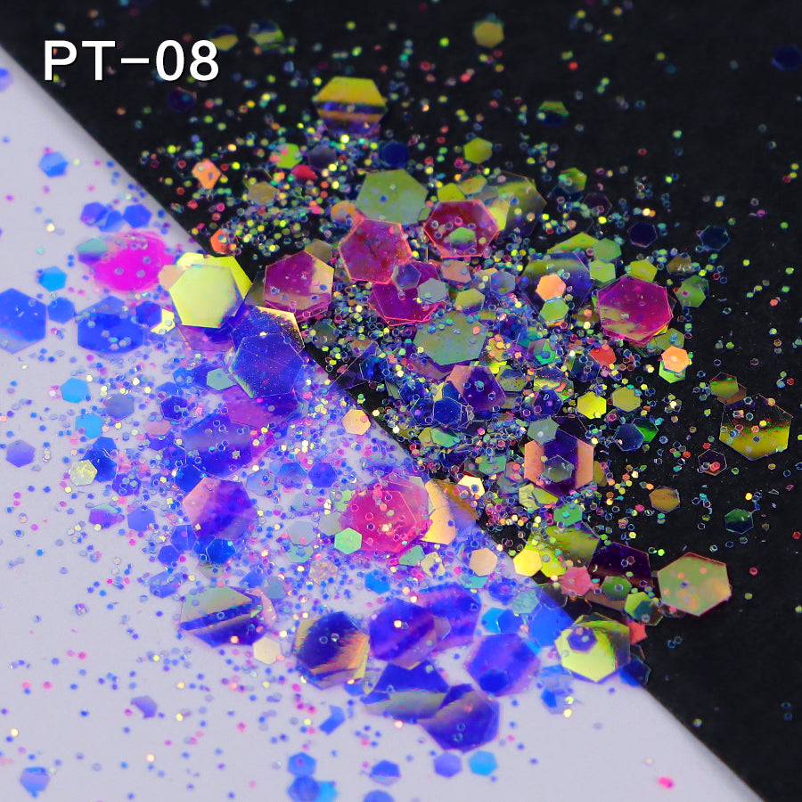 Iridescent Neon Chunky Glitter #24