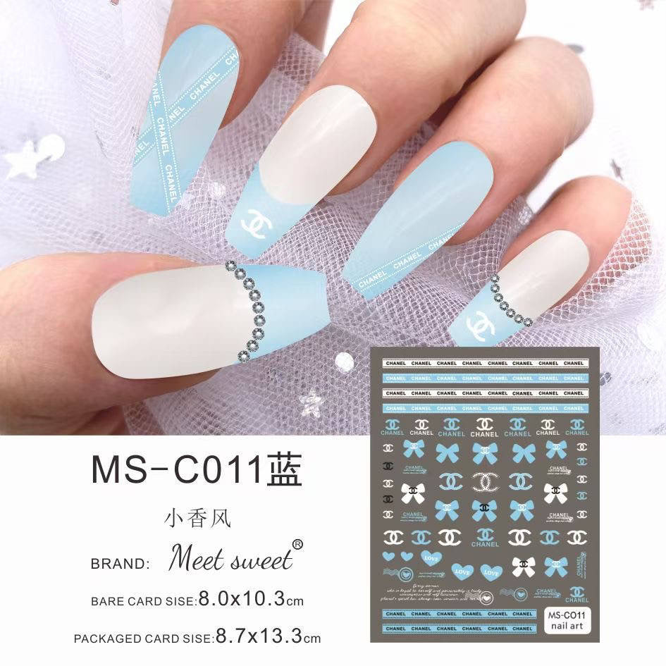 Chanel / Stickers / Blue - #86