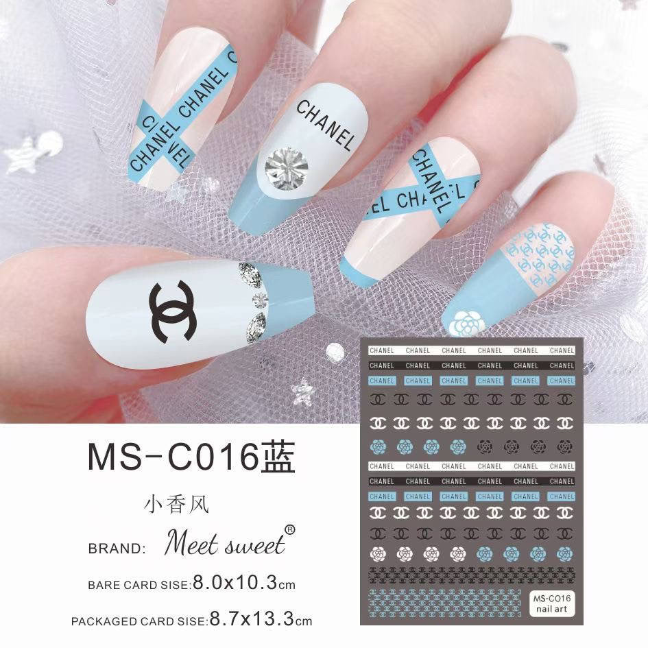 Chanel / Stickers / Blue - #96