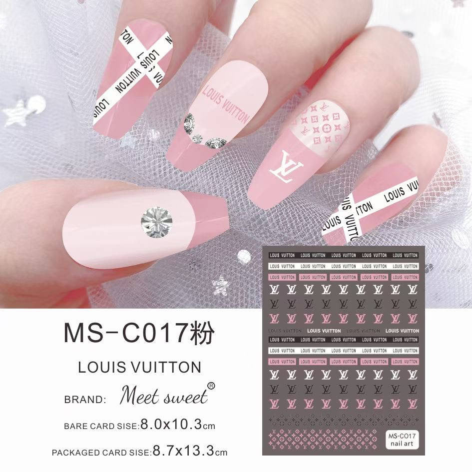 LV / Stickers / Pink - #97