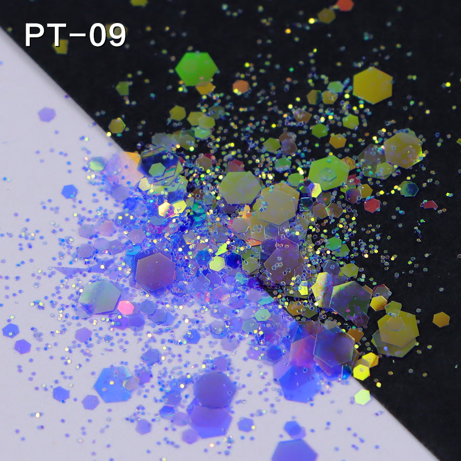 Iridescent Neon Chunky Glitter #25