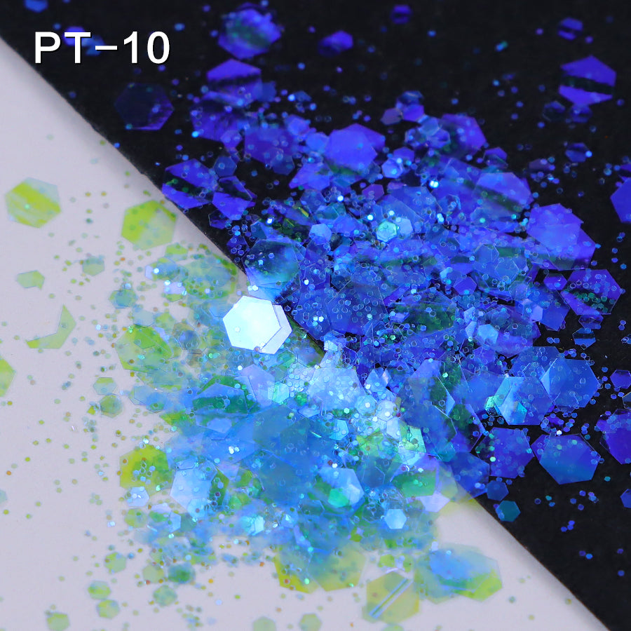 Iridescent Neon Chunky Glitter #26