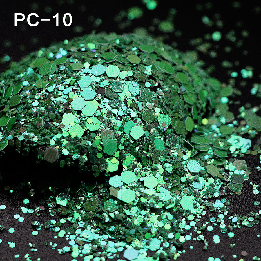Holographic Chunky Glitter #10
