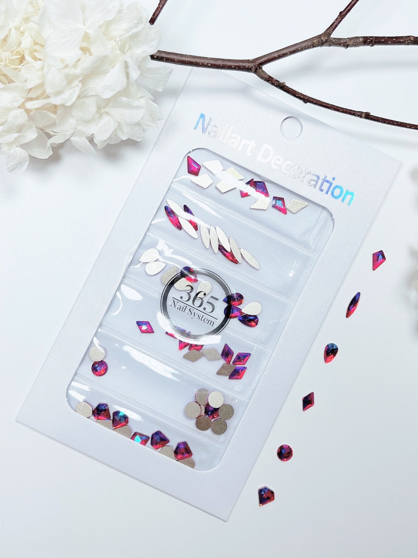 Siam AB - Rhinestone Shape 6 Styles ( 60 pcs )