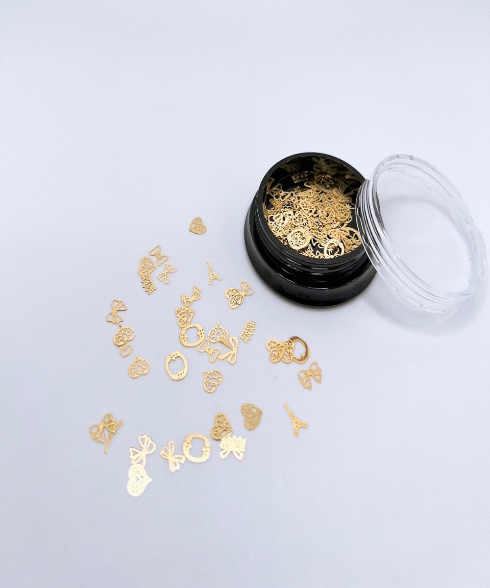 Ultra Thin - Gold Metal Slices