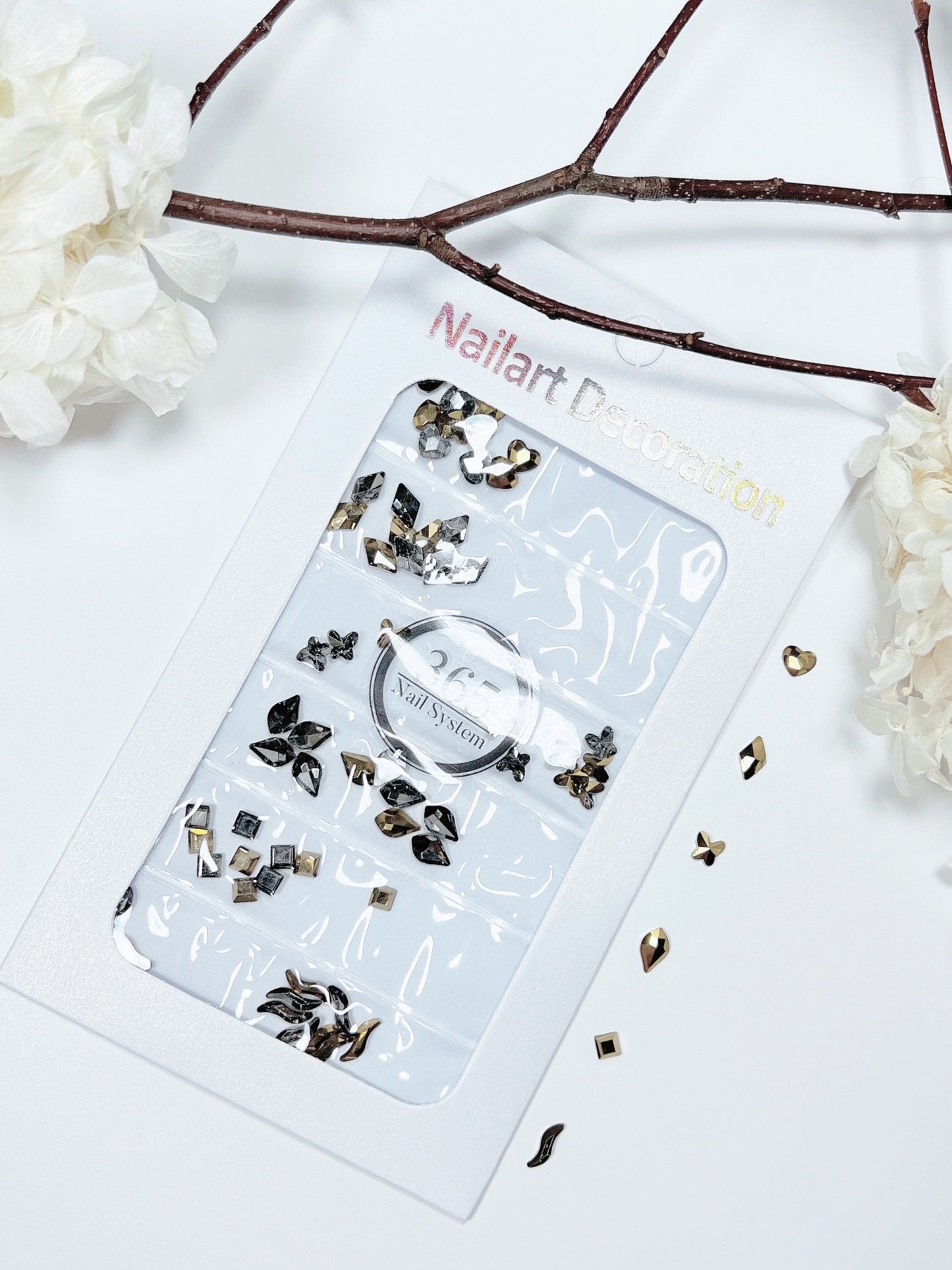 Gold Ore - Rhinestone Shape 6 Styles ( 60 pcs )