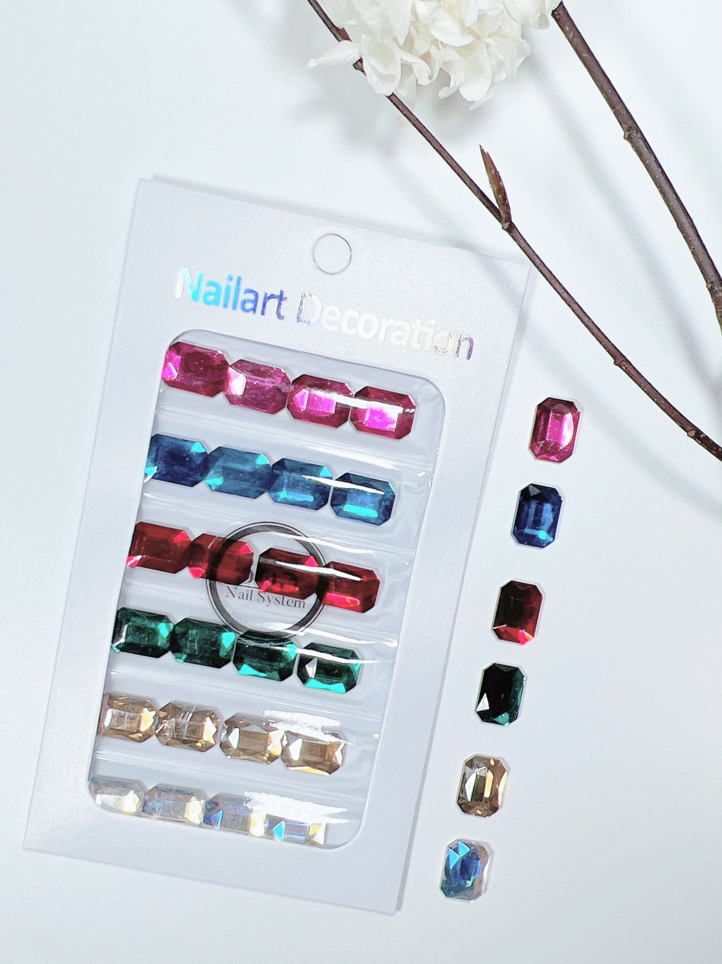 Colorful Rectangle - Big Stone ( 24 pcs )