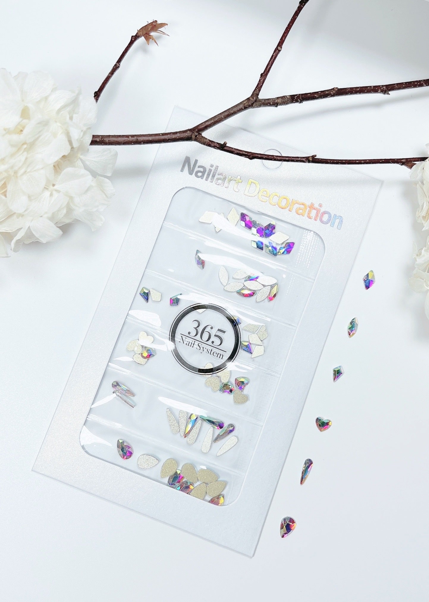 Crystal AB - Rhinestone Shape 6 Styles ( 60 pcs )