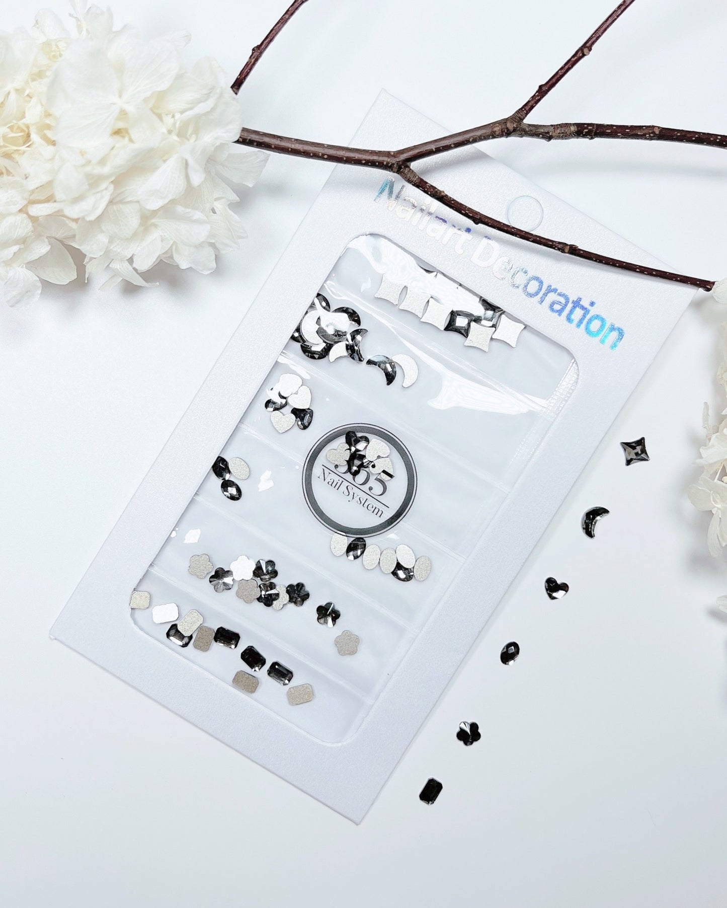 Jet - Rhinestone Shape 6 Styles ( 60 pcs )