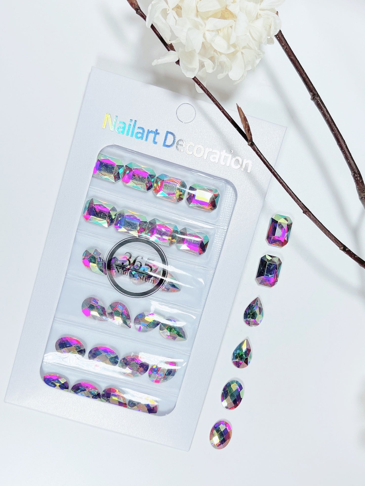 Crystal AB - Big Stone ( 24 pcs )