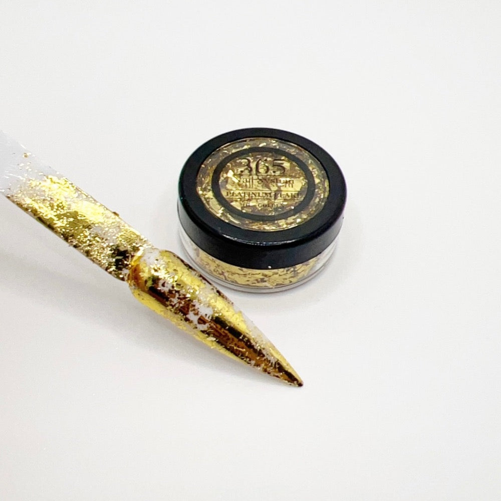 Gold - Platinum / Metallic Flakes