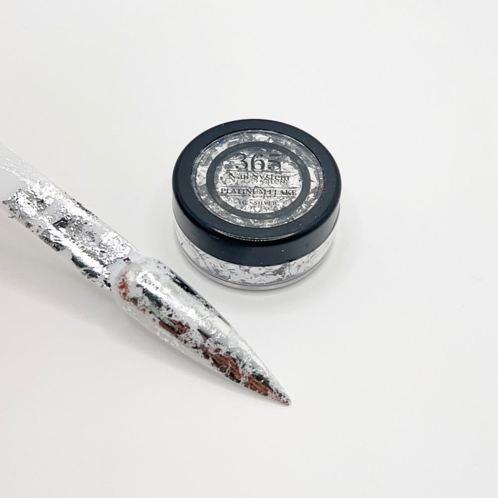 Silver - Platinum / Metallic Flakes