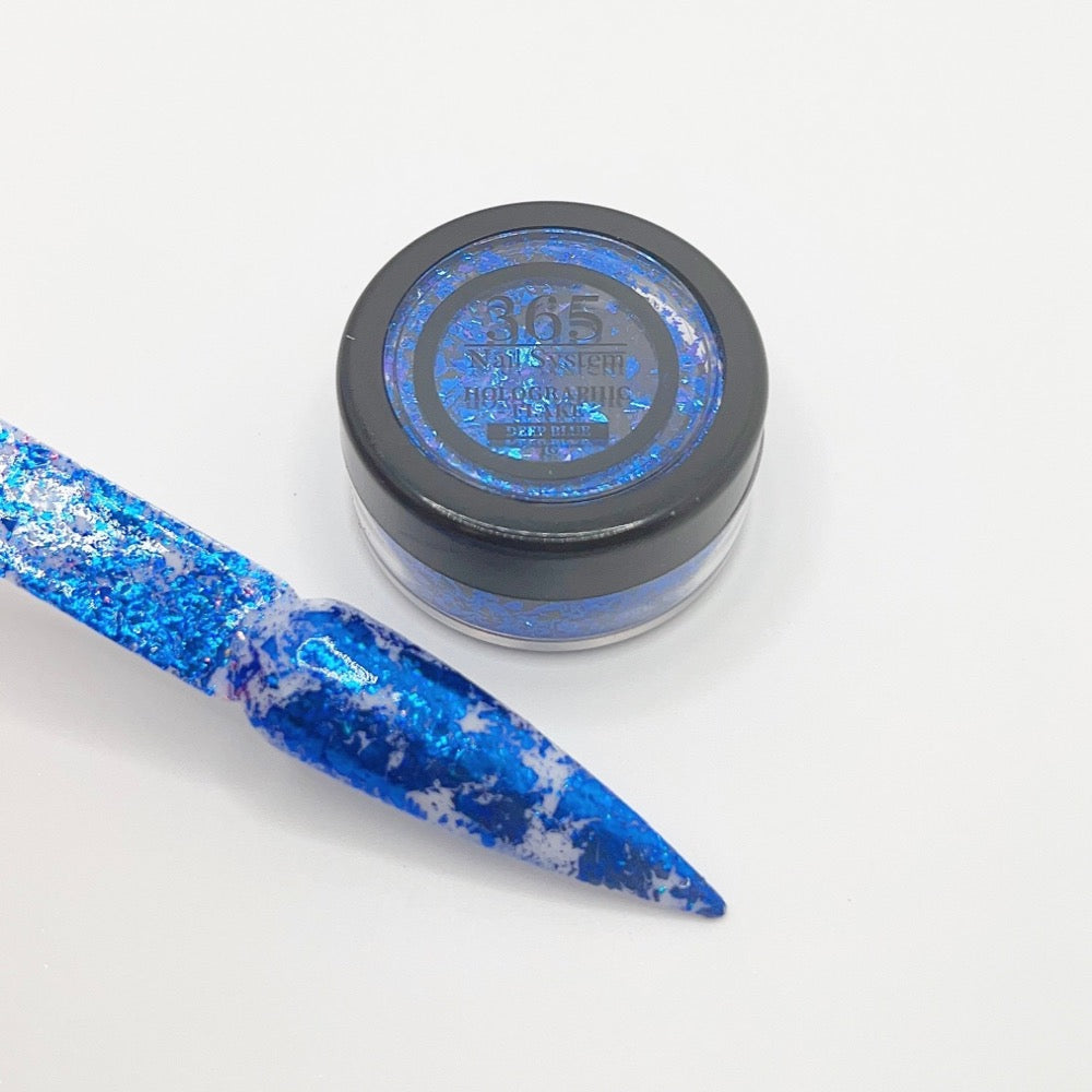 Deep Blue - Holographic Flake