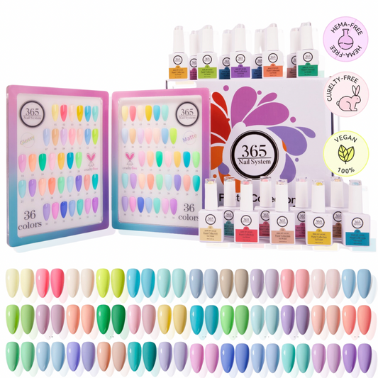 Pastel Collection - 36 Colors Gel Polish