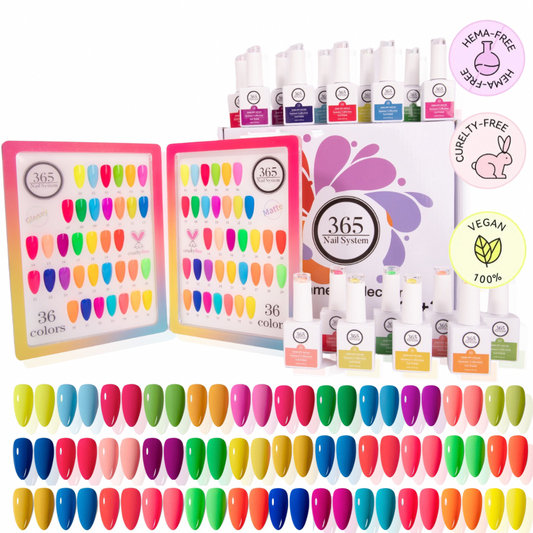Summer Collection - 36 Colors Gel Polish