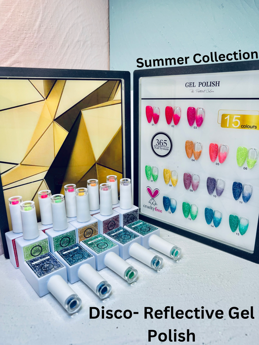 Disco - Reflective Diamond Gel - Summer Collection ( 15 Colors )