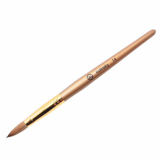Size #14 Gold Kolinsky Brush" "Premium Gold Kolinsky Art Brush" "Precision Size #14 Acrylic Brush" "Gold Handled Kolinsky Sable Brush" "Professional Size #14 Acrylic Paint Brush" "Versatile Gold Kolinsky Brush #14" "High-Quality Acrylic Brush Size #14" "Kolinsky Hair Brush with Gold Handle" "Detail-oriented Size #14 Art Brush" "Fine Gold Kolinsky Sable Brush"