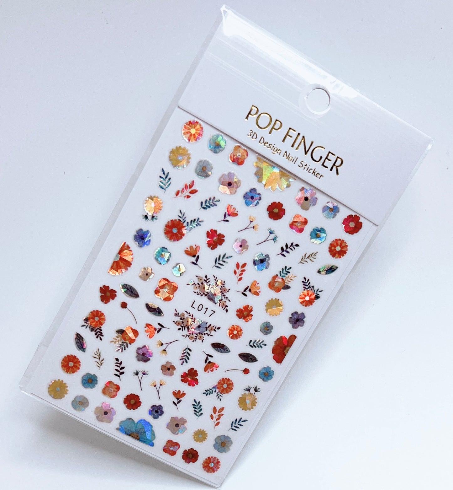 Flowers / Stickers / Holographic Multi Colors - #121