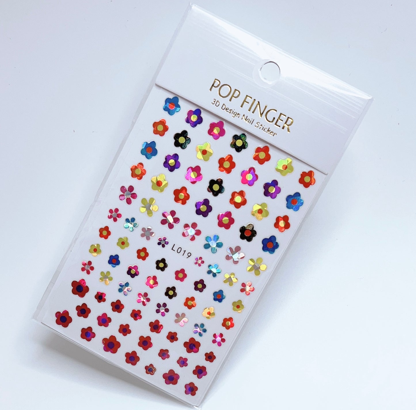 Flowers / Stickers / Holographic Multi Colors - #122