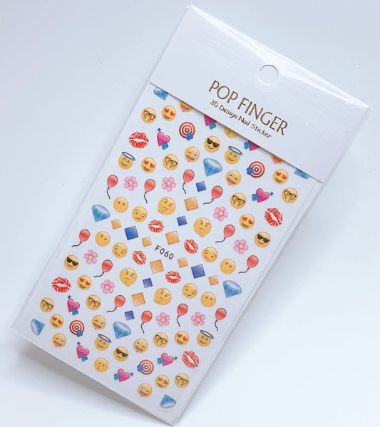 Emoji / Stickers / Blue - Red - Yellow - #127