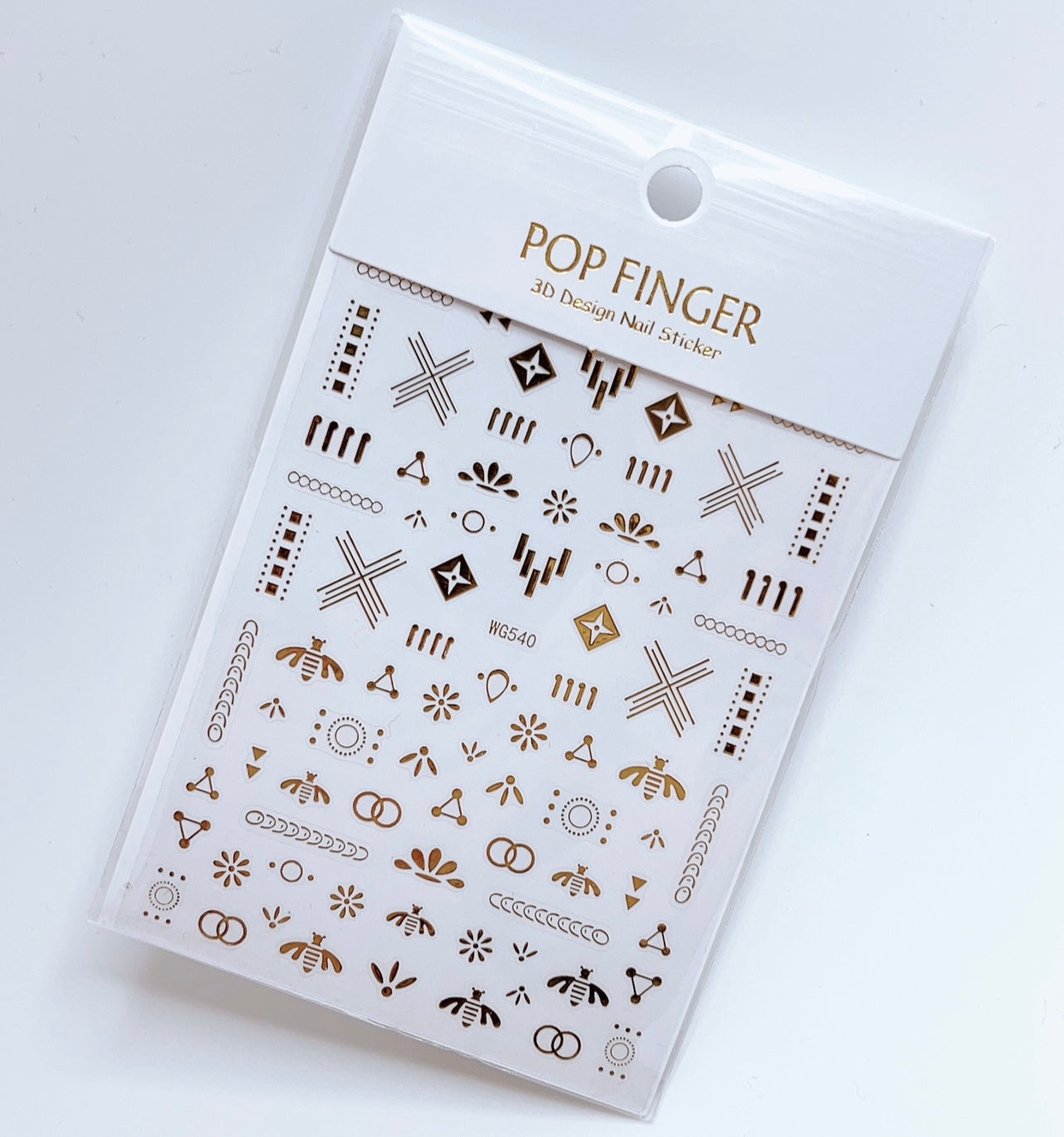 Geometric / Stickers / Gold - #149