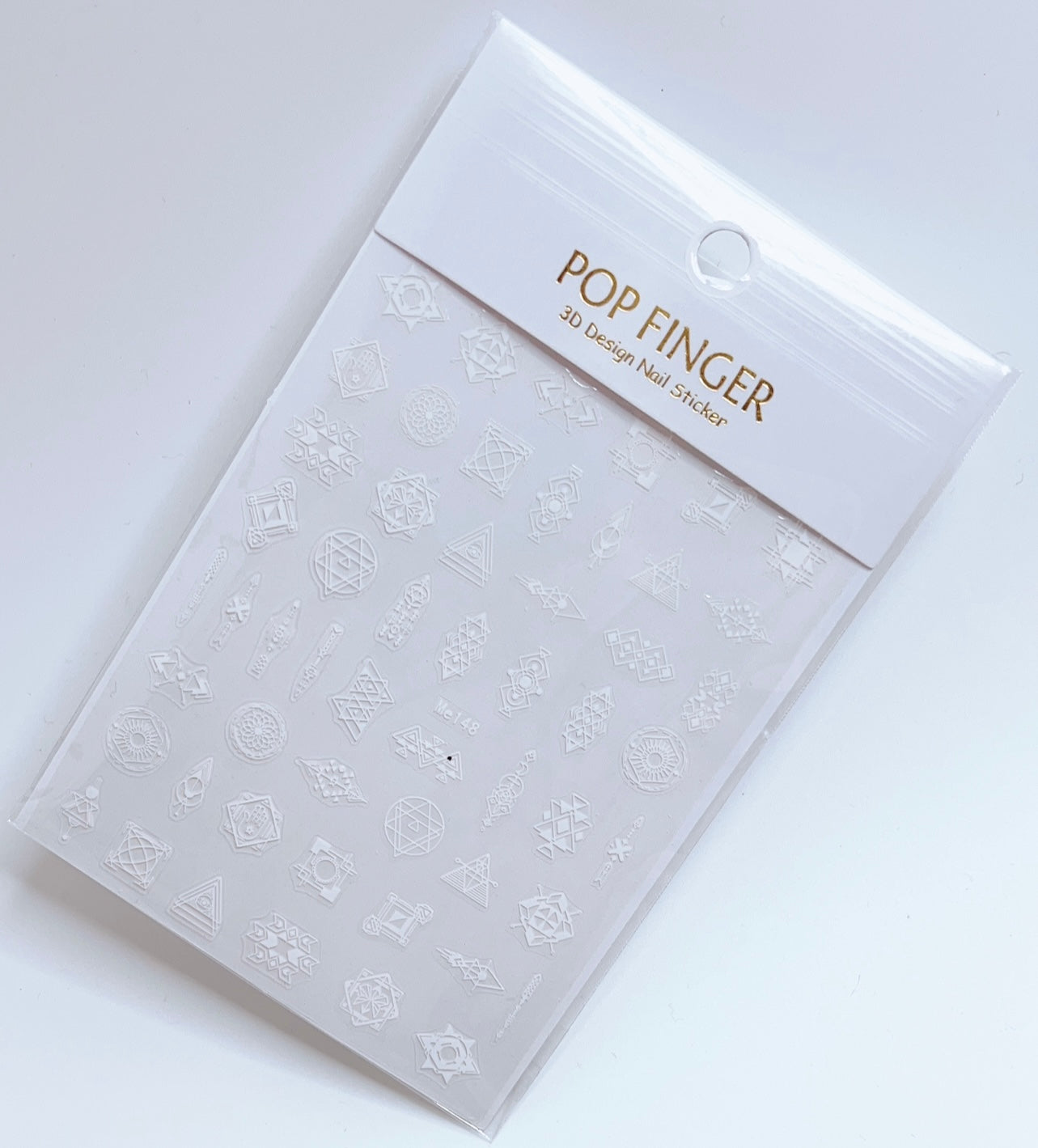 Geometric / Stickers / White - #153