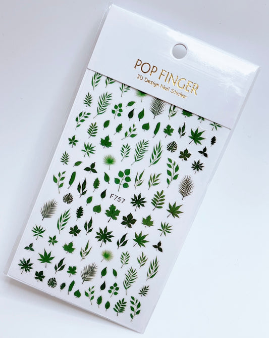 Spring - Leaf  / Stickers / Green - #167