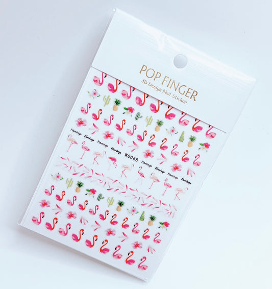 Summer - Flamingo / Stickers / Pink- #171