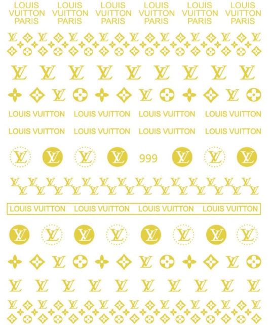 LV / Stickers / Gold - #1