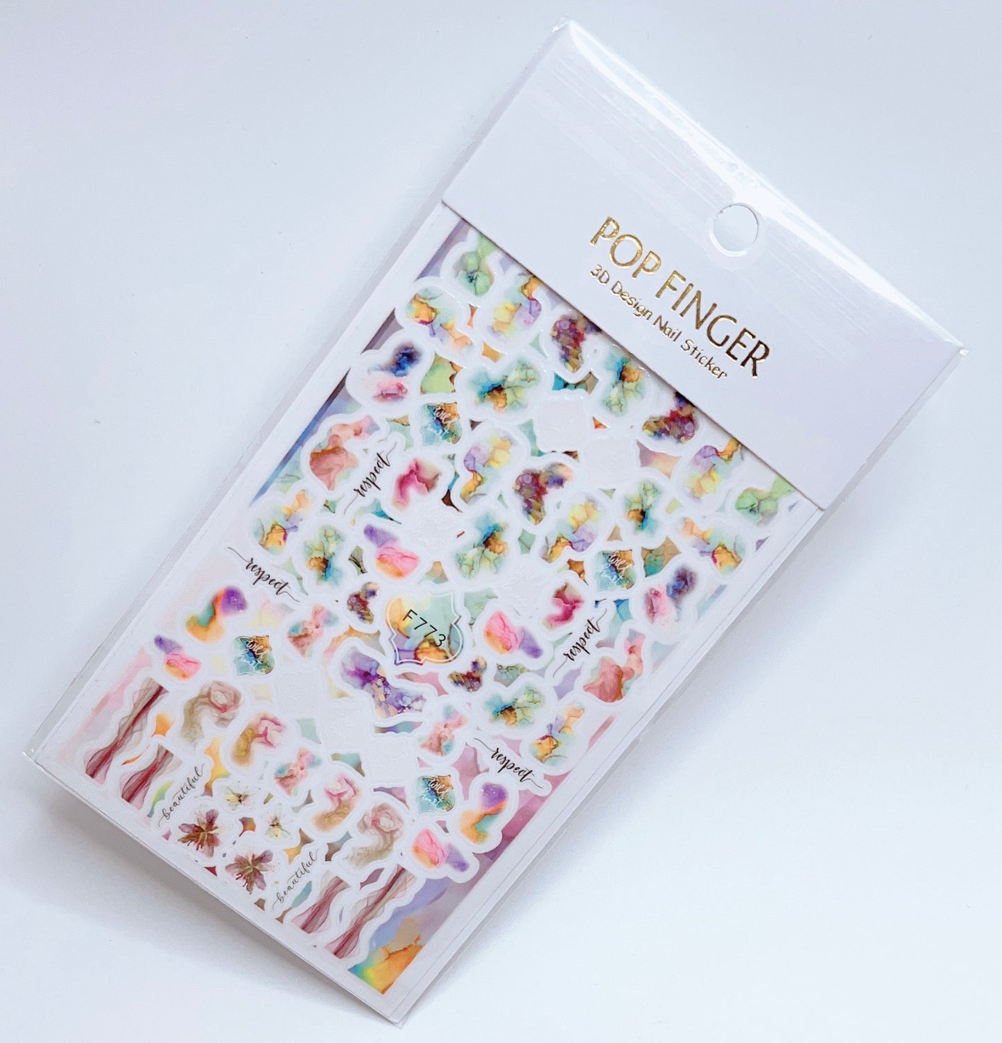 Marble - Ink Splatters / Sticker / Multi Colors- #205
