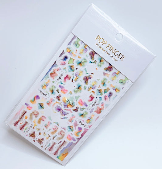 Marble - Ink Splatters / Sticker / Multi Colors- #205