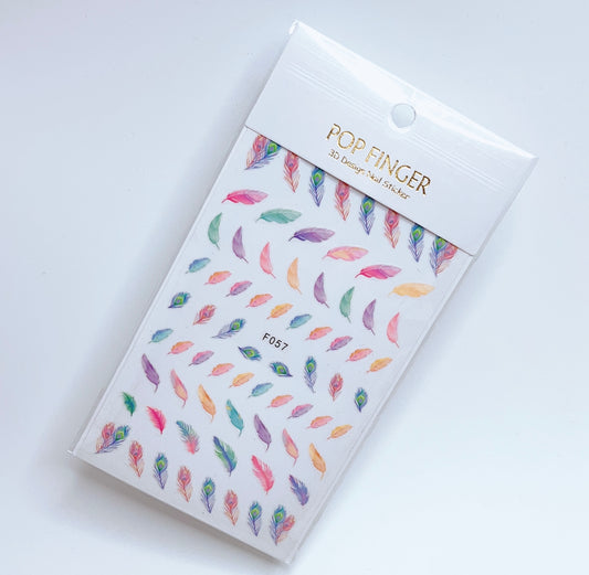 Dream Catcher - Bird Feather / Sticker / Multi Colors - #219