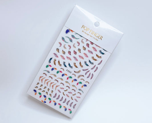 Dream Catcher - Bird Feather / Sticker / Multi Colors - #220