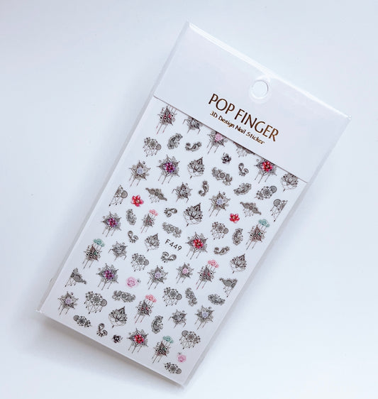 Flower / Sticker / Multi Colors - #229